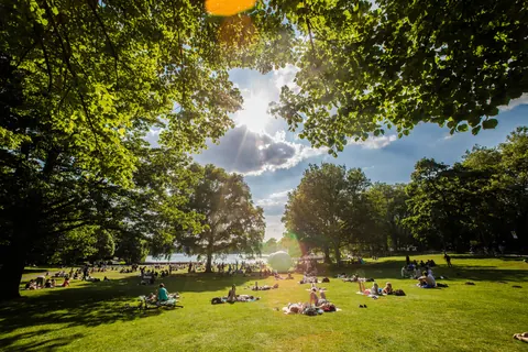 Sommer am Aasee – Münster-Motiv von Jonas Hofmann