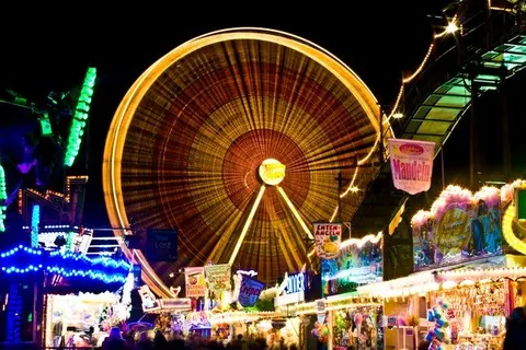 Riesenrad auf dem Send – Münster-Motiv von Jonas Hofmann