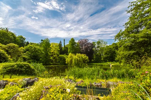 Botanischer Garten am Schloss – Münster-Motiv von Jonas Hofmann