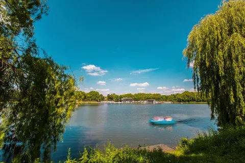 Sommerufer am Aasee – Münster-Motiv von Jonas Hofmann