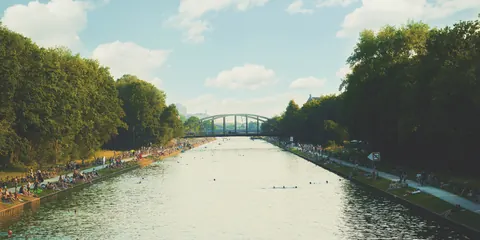 Brücke über den Kanal – Münster-Motiv von Jonas Hofmann