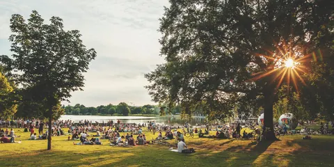 Wiese am Aasee – Münster-Motiv von Jonas Hofmann