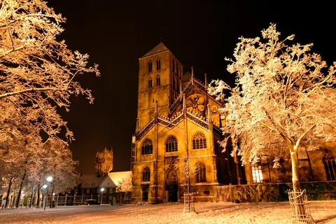 Dom im Winterlicht – Münster-Motiv von Mike Schmitz