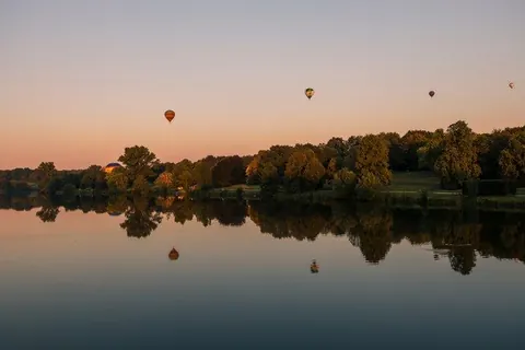 Montgolfiade am Aasee – Münster-Motiv von Sascha Talke