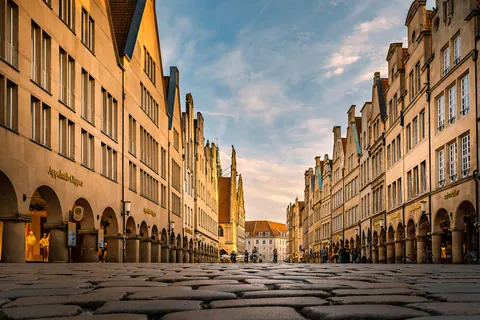 Prinzipalmarkt in der Tiefe – Münster-Motiv von Sascha Talke