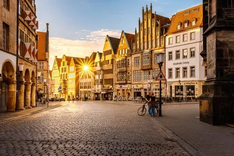 Prinzipalmarkt in der Abendsonne – Münster-Motiv von Sascha Talke
