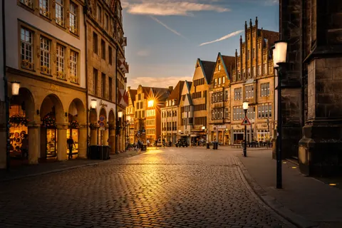 Prinzipalmarkt am Abend – Münster-Motiv von Sascha Talke