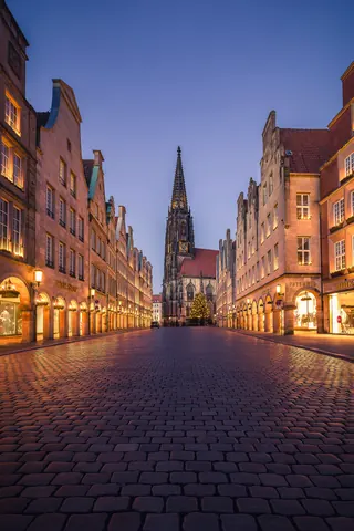 Prinzipalmarkt in der Dämmerung – Münster-Motiv von Sascha Talke