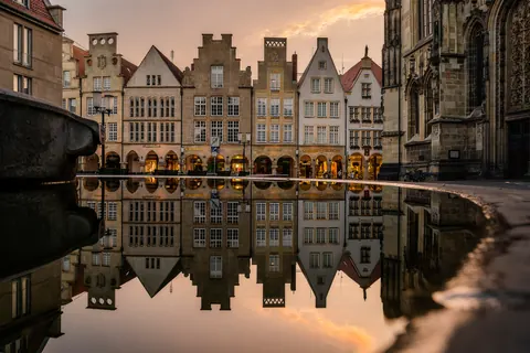 Brunnen vor dem Prinzipalmarkt – Münster-Motiv von Sascha Talke
