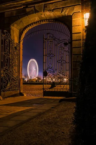 Send durch das Schlosstor – Münster-Motiv von Sascha Talke