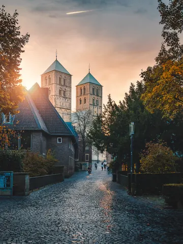 Dom über der Altstadt – Münster-Motiv von Sascha Talke