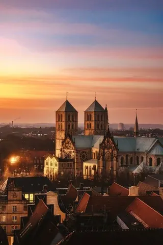 Dom über den Dächern – Münster-Motiv von Sascha Talke