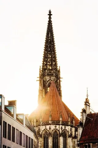 St. Lamberti im Gegenlicht – Münster-Motiv von Sascha Talke