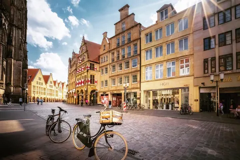 Fahrräder am Drubbel – Münster-Motiv von Thomas Branse