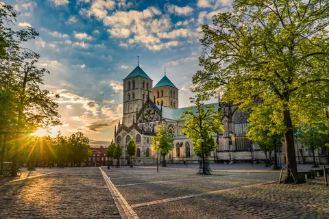 Dom im Sonnenlicht – Münster-Motiv von Thomas Branse