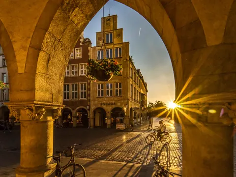 Prinzipalmarkt durch den Bogen – Münster-Motiv von Thomas Branse
