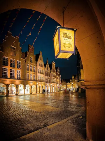 Laterne am Prinzipalmarkt – Münster-Motiv von Thomas Branse