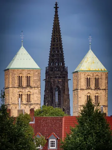 Die Türme des Doms – Münster-Motiv von Thomas Branse