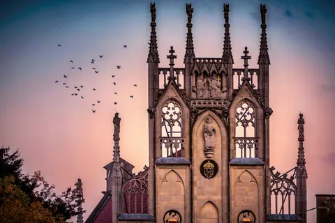 Rathausgiebel – Münster-Motiv von Thomas Branse