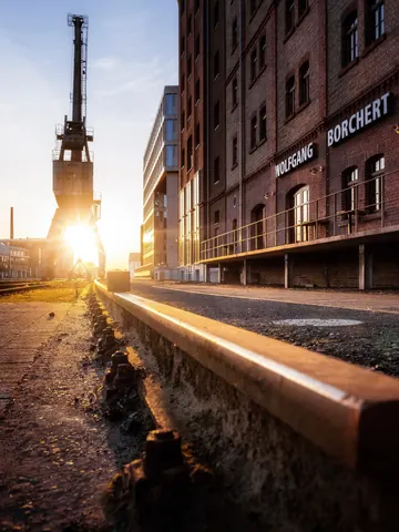 Am Hafen entlang – Münster-Motiv von Thomas Branse