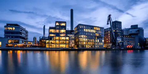 Käserei und Theater am Hafen – Münster-Motiv von Thomas Branse