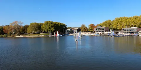 Aasee-Panorama – Münster-Motiv von Wolfgang Nietan