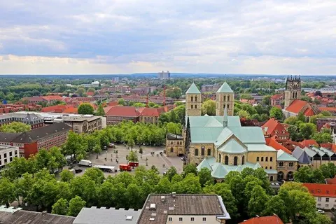 Dom von oben – Münster-Motiv von Wolfgang Nietan